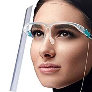 SALE: QTY-4 Protective Clear Glasses Face Shields
